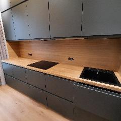 Столешница из сращенного дуба для кухни 2330х500х40 мм